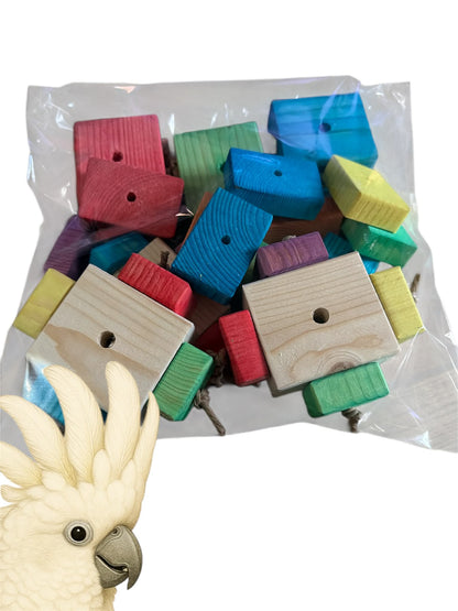 FensieVogels DIY Blokken & Kurk Pakket – Groot (50 cm vulling)