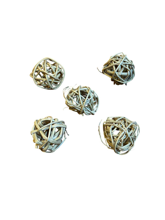 Wilgen Ballen (ca. 3 cm) – Natuurlijk Speel- en Foerageermateriaal voor Vogels
