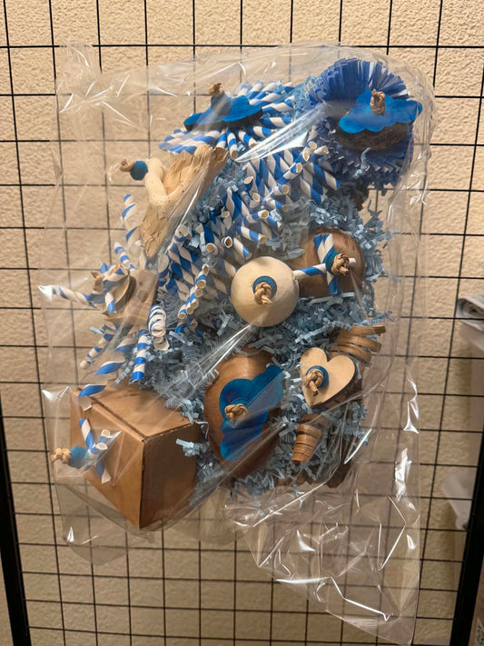 Kurkplaat Foerageer Speelset blauw – FensieVogels Specials
