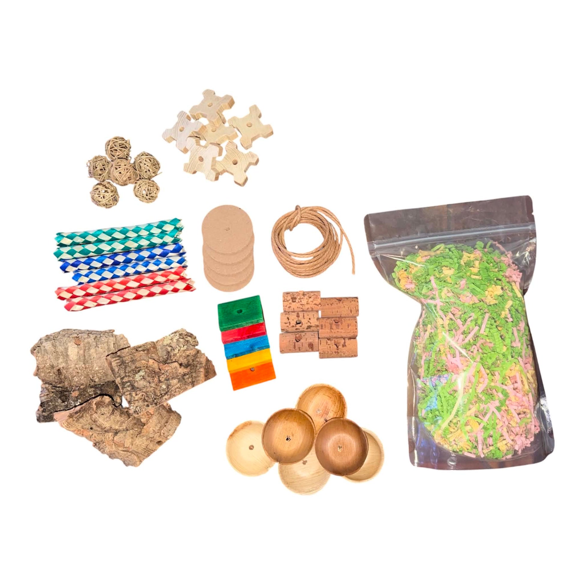 Starter Knutsel Pakket | DIY Vogelspeelgoed | FensieVogels