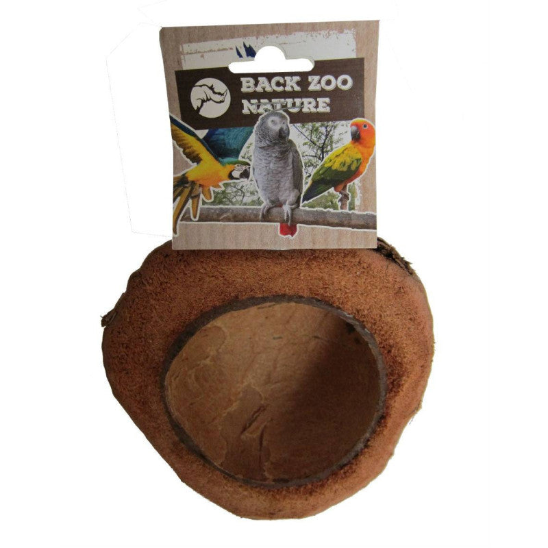 Back Zoo Nature Kokosnoot Voerbak (Halve Kokosnoot parkieten en papegaaien