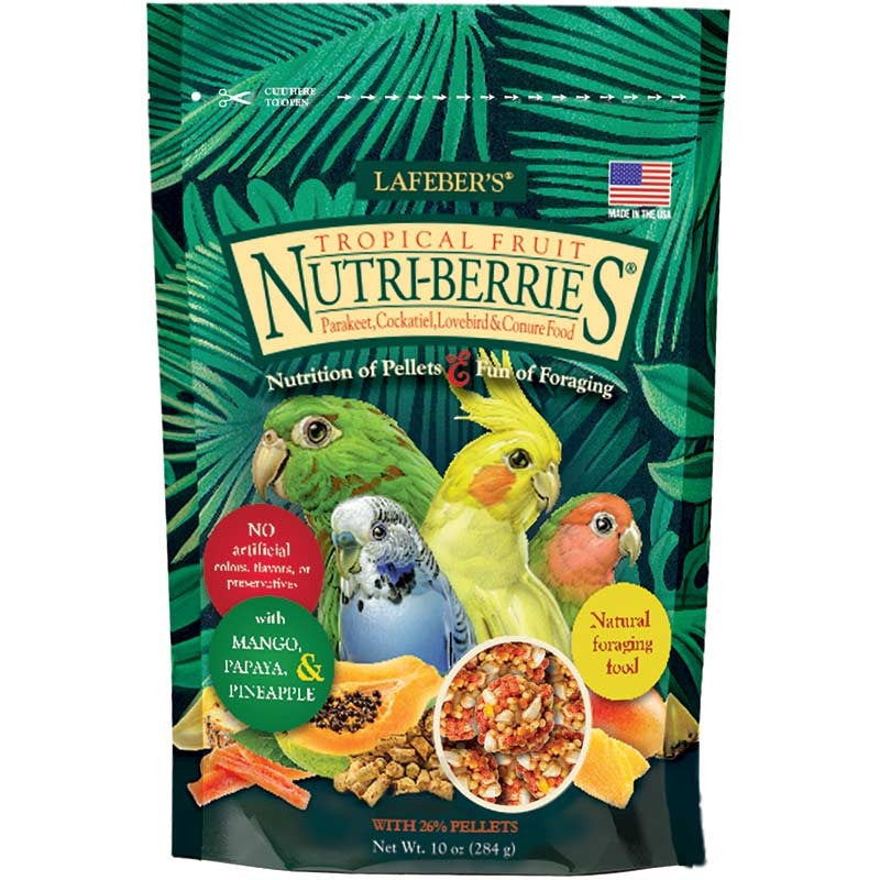 Lafeber Nutri-Berries Tropical Fruit Parkiet 284 gram