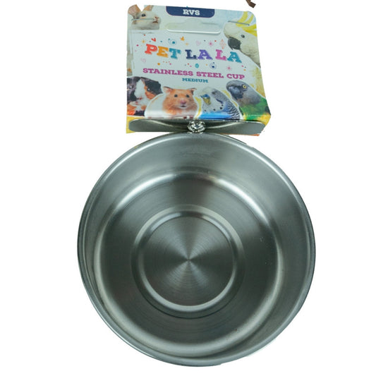 Petlala Stainless Steel Cup Medium – 12 cm