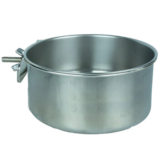 parkieten en kleine papegaaien Petlala Stainless Steel Cup Small – 10 cm